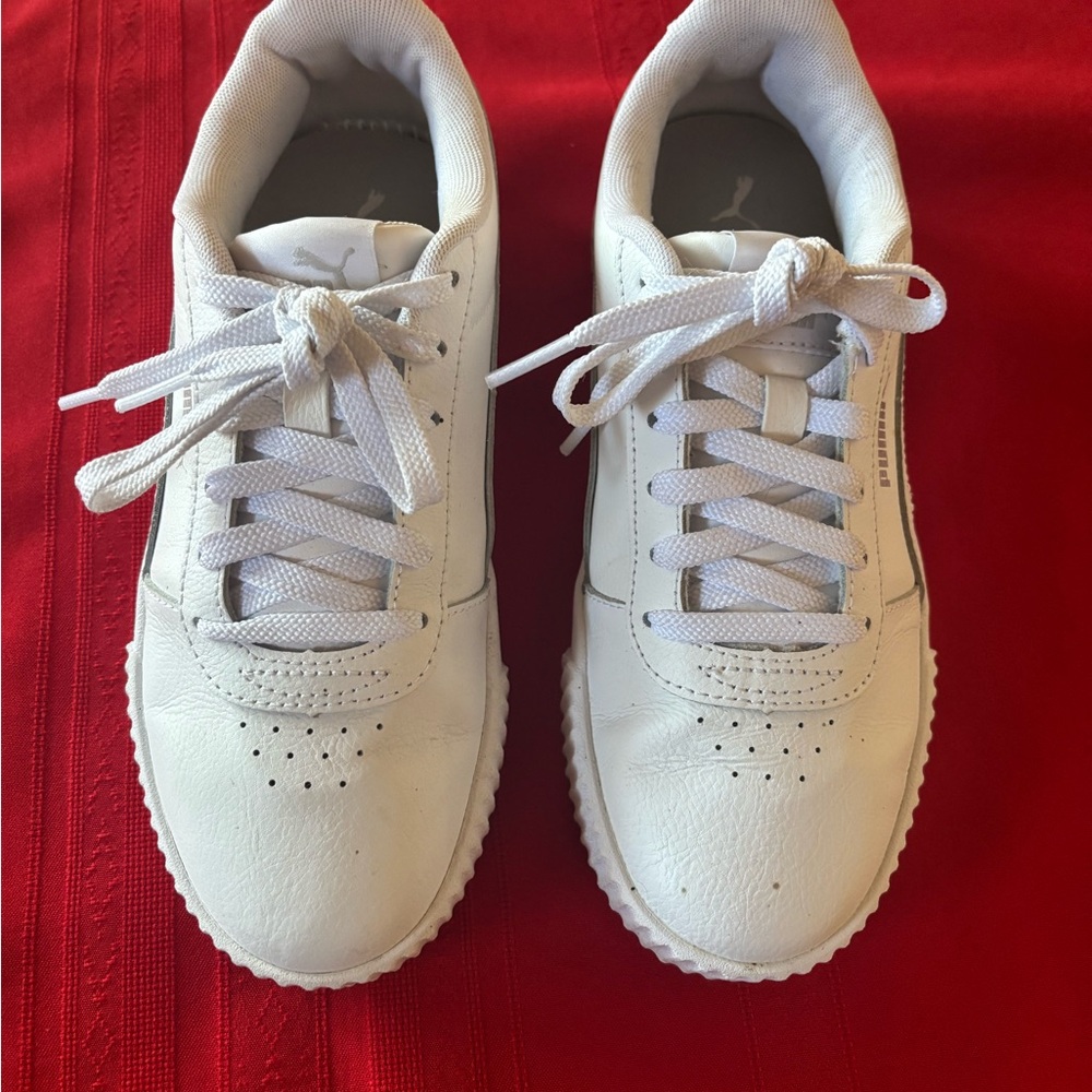 Puma White Athletic Shoes